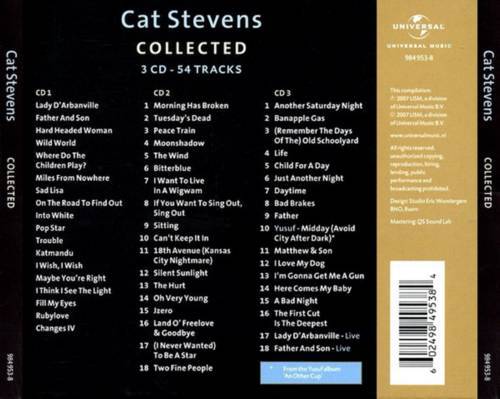 Cat Stevens Collected : Back